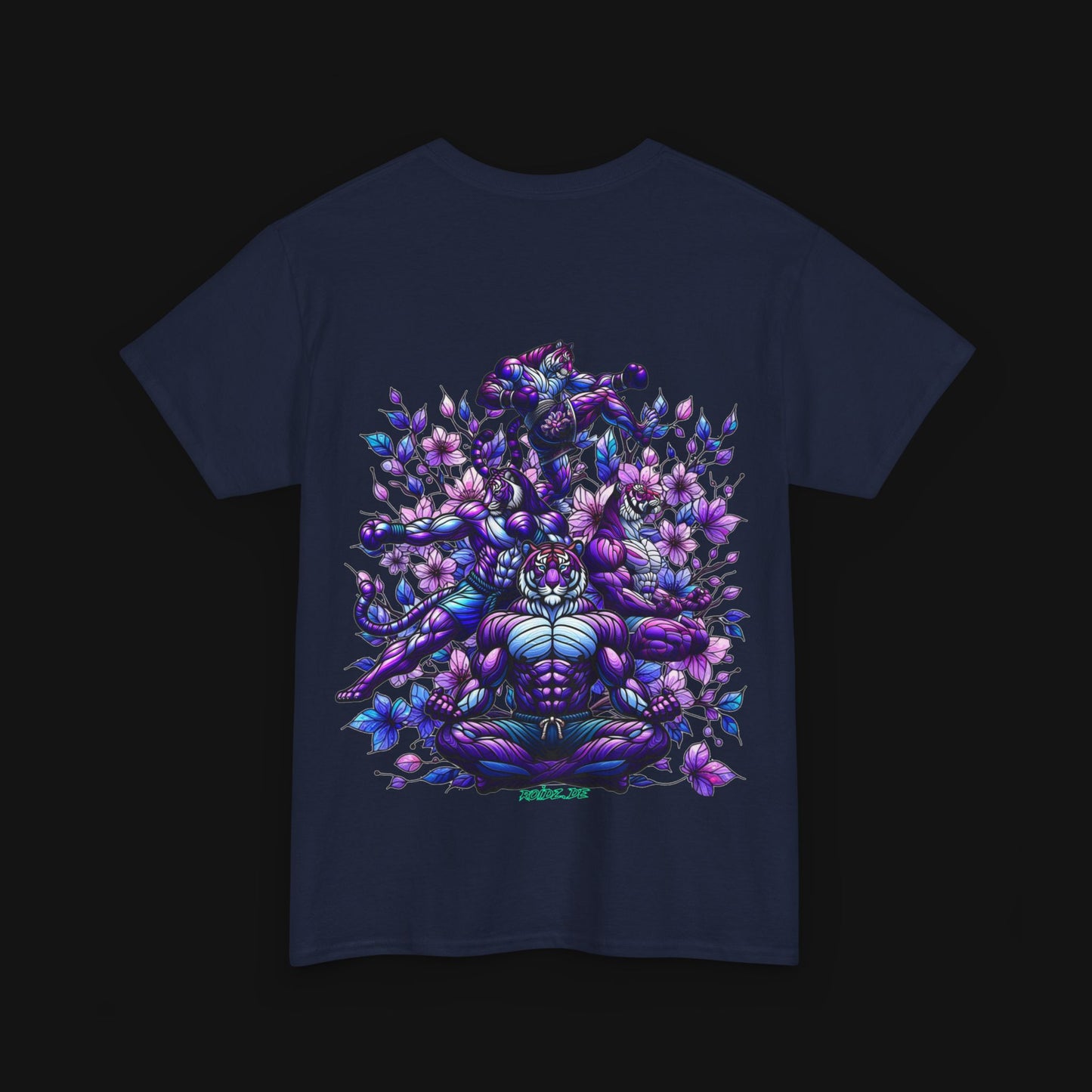 T-Shirt (100% Baumwolle) - Meditieren, hinten