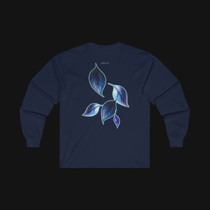 Longsleeve (100% Baumwolle) - Blätter, hinten