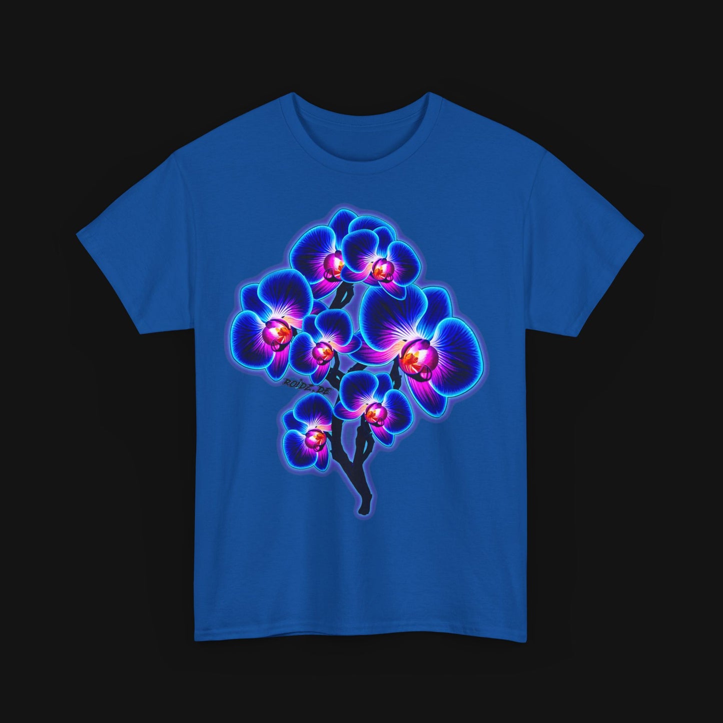 T-Shirt (100% Baumwolle) - Orchidee, vorne