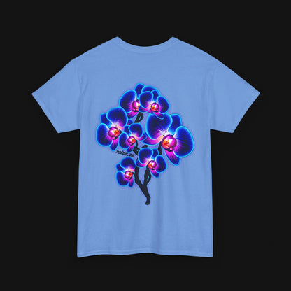 T-Shirt (100% Baumwolle) - Orchidee, hinten