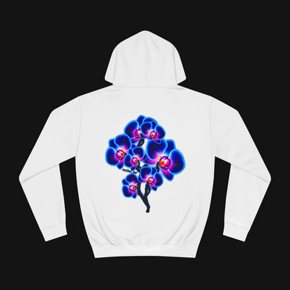 Hoodie (80% Baumwolle) - Orchidee, hinten