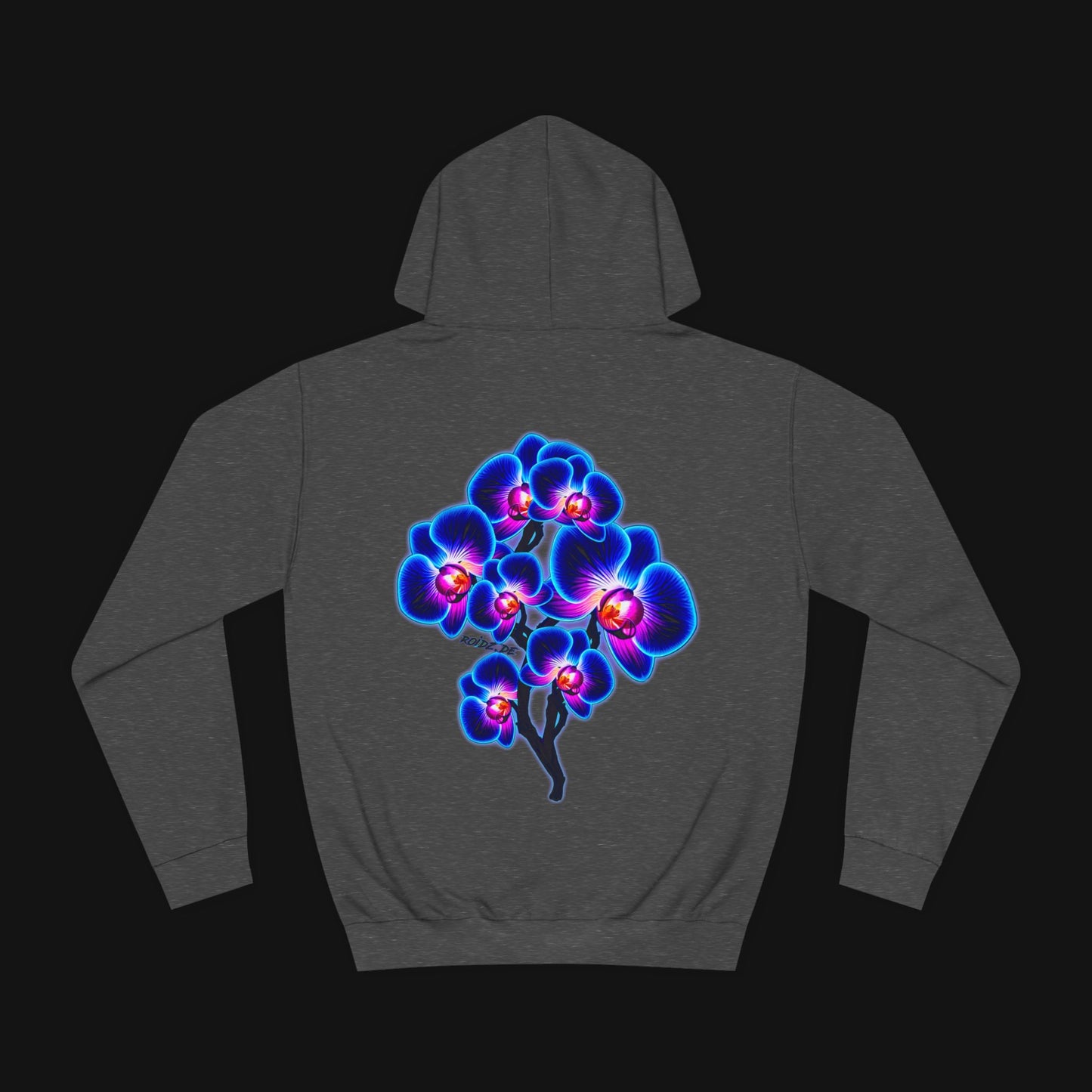 Hoodie (80% Baumwolle) - Orchidee, hinten