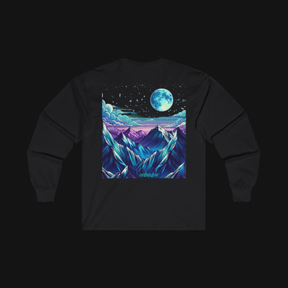 Longsleeve (100% Baumwolle) - Berge, hinten