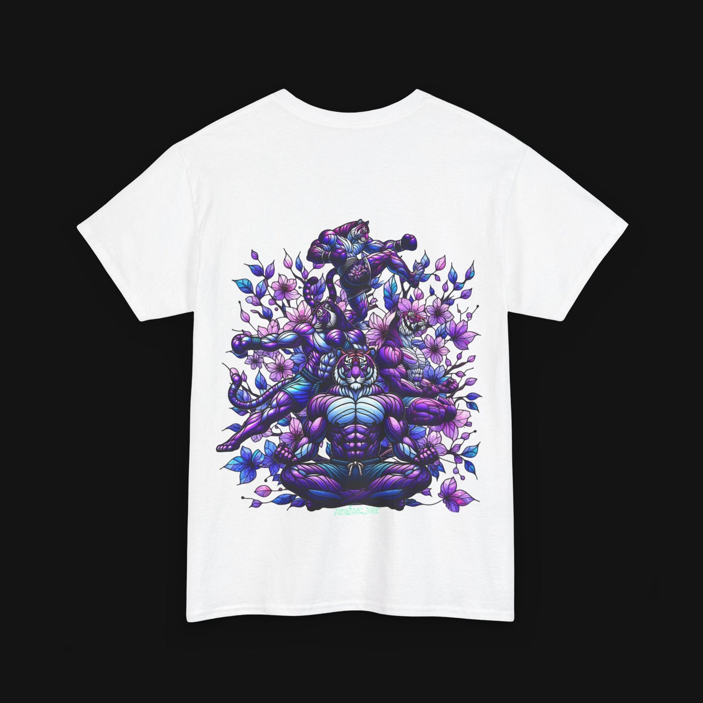 T-Shirt (100% Baumwolle) - Meditieren, hinten