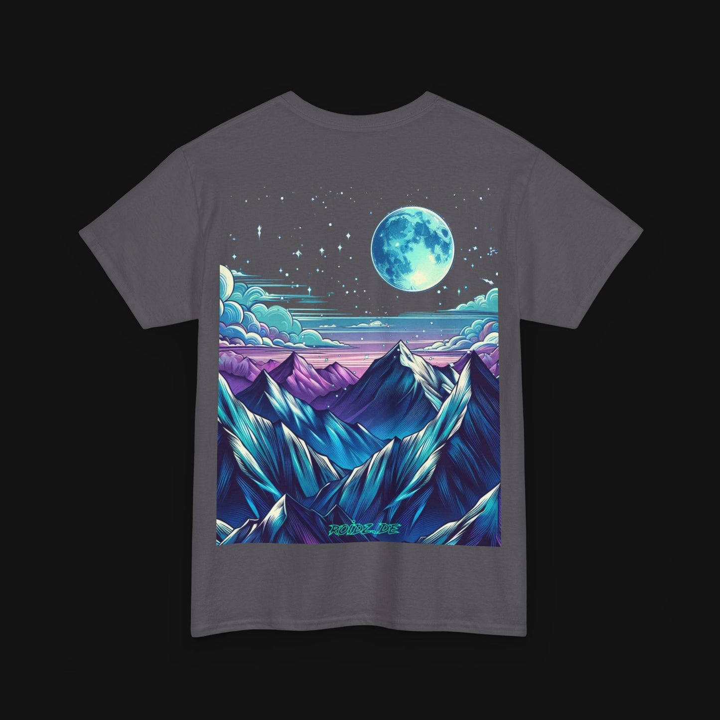 T-Shirt (100% Baumwolle) - Berge, hinten