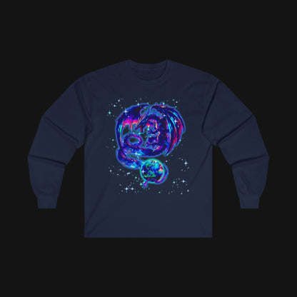 Longsleeve (100% Baumwolle) - Drachen, vorne