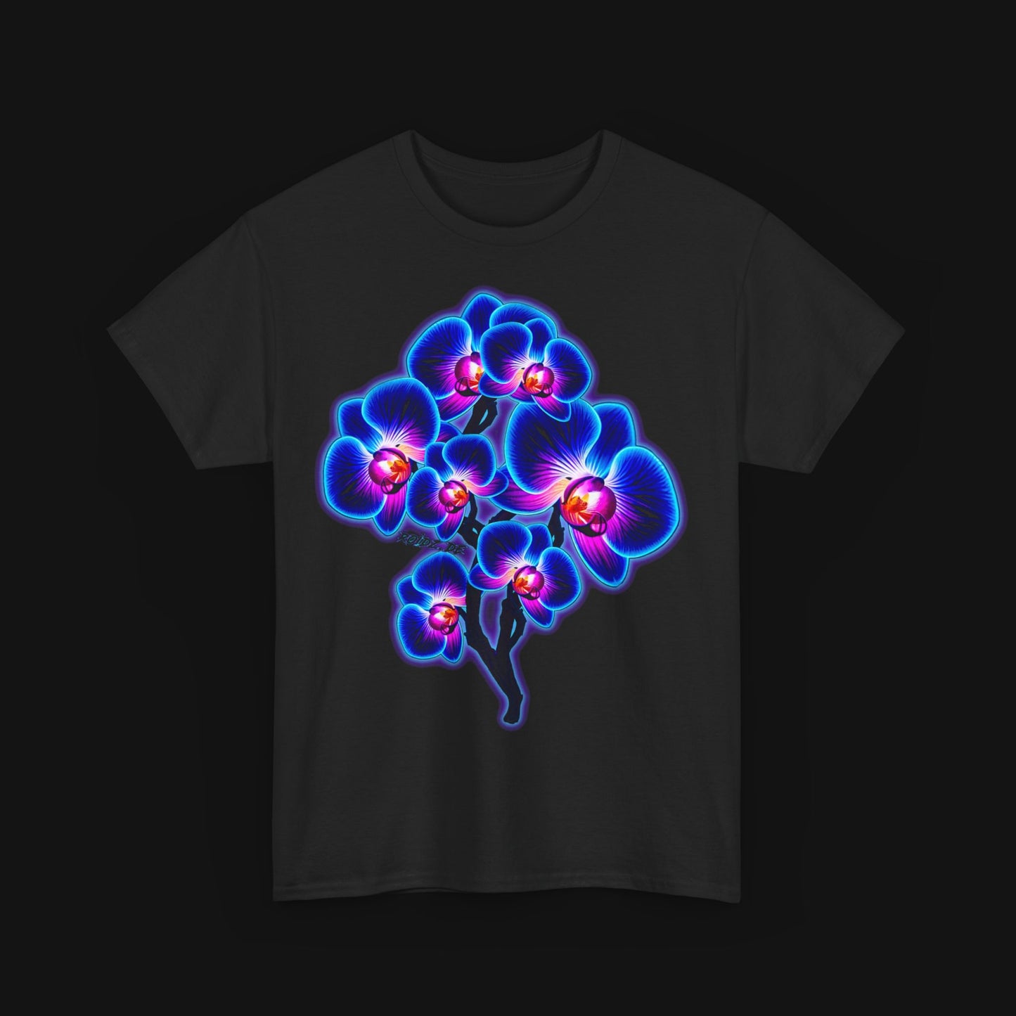 T-Shirt (100% Baumwolle) - Orchidee, vorne