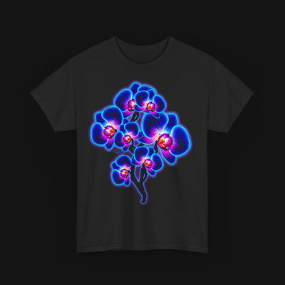T-Shirt (100% Baumwolle) - Orchidee, vorne