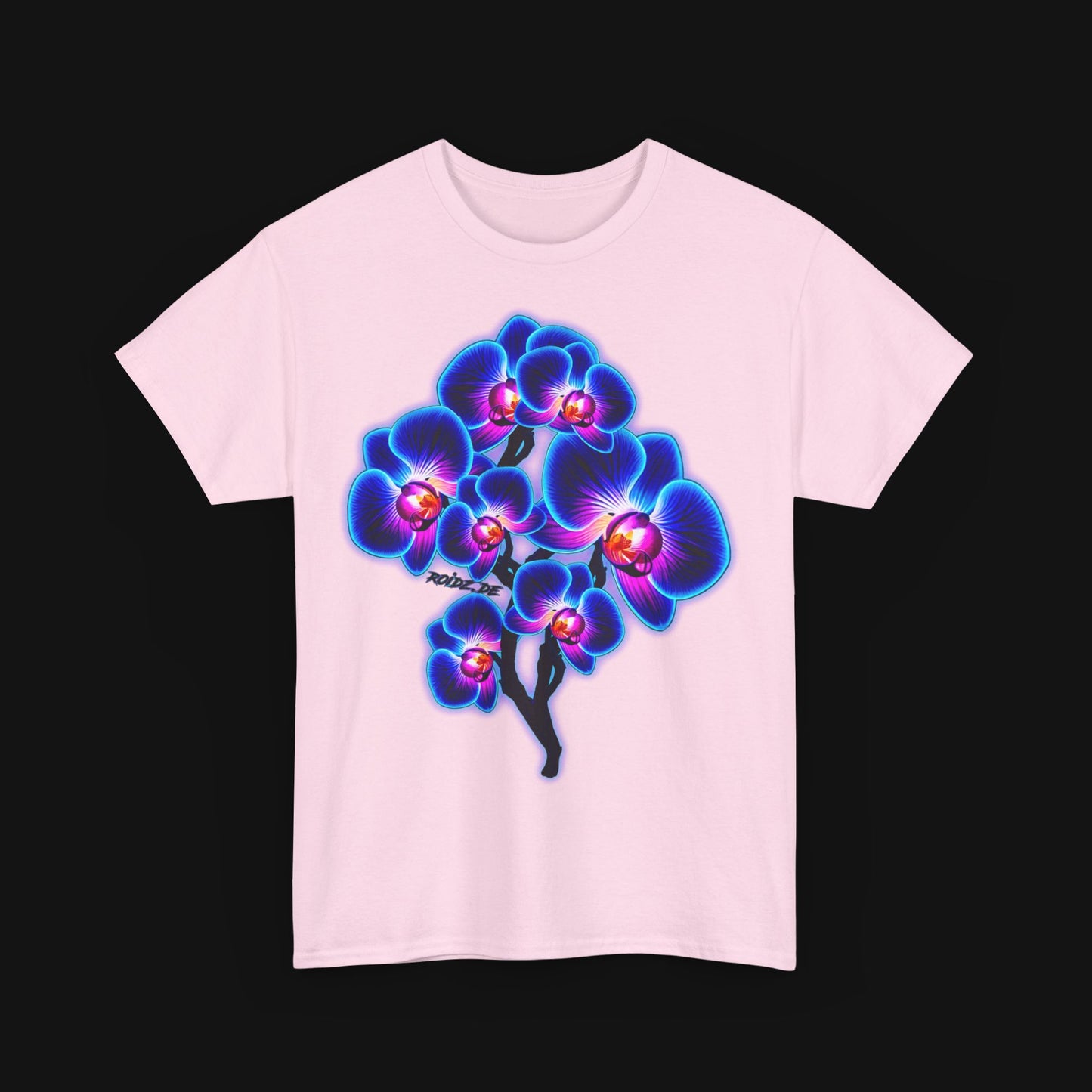 T-Shirt (100% Baumwolle) - Orchidee, vorne