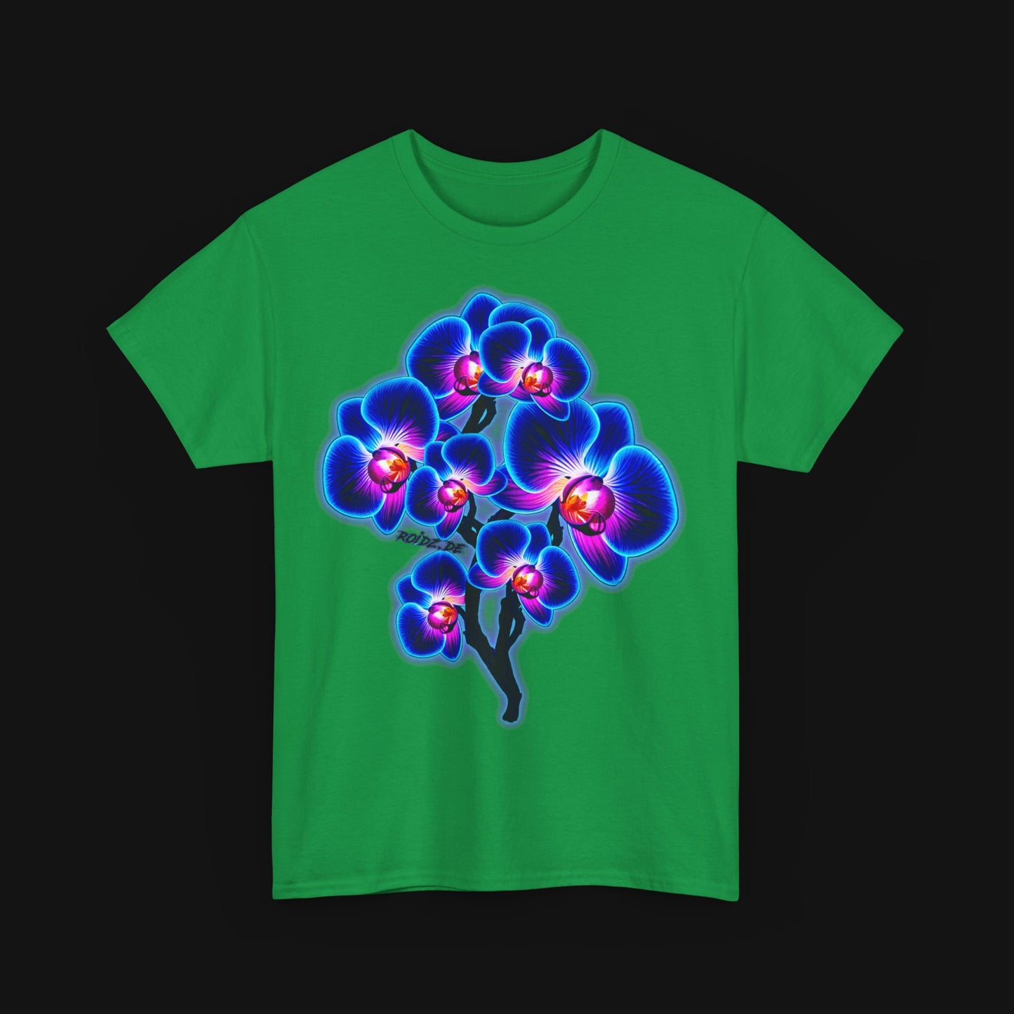 T-Shirt (100% Baumwolle) - Orchidee, vorne
