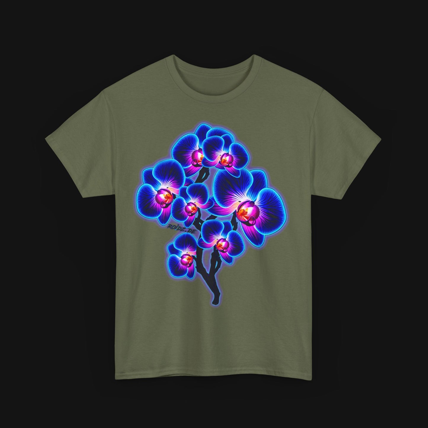 T-Shirt (100% Baumwolle) - Orchidee, vorne