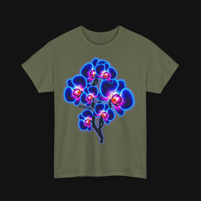 T-Shirt (100% Baumwolle) - Orchidee, vorne