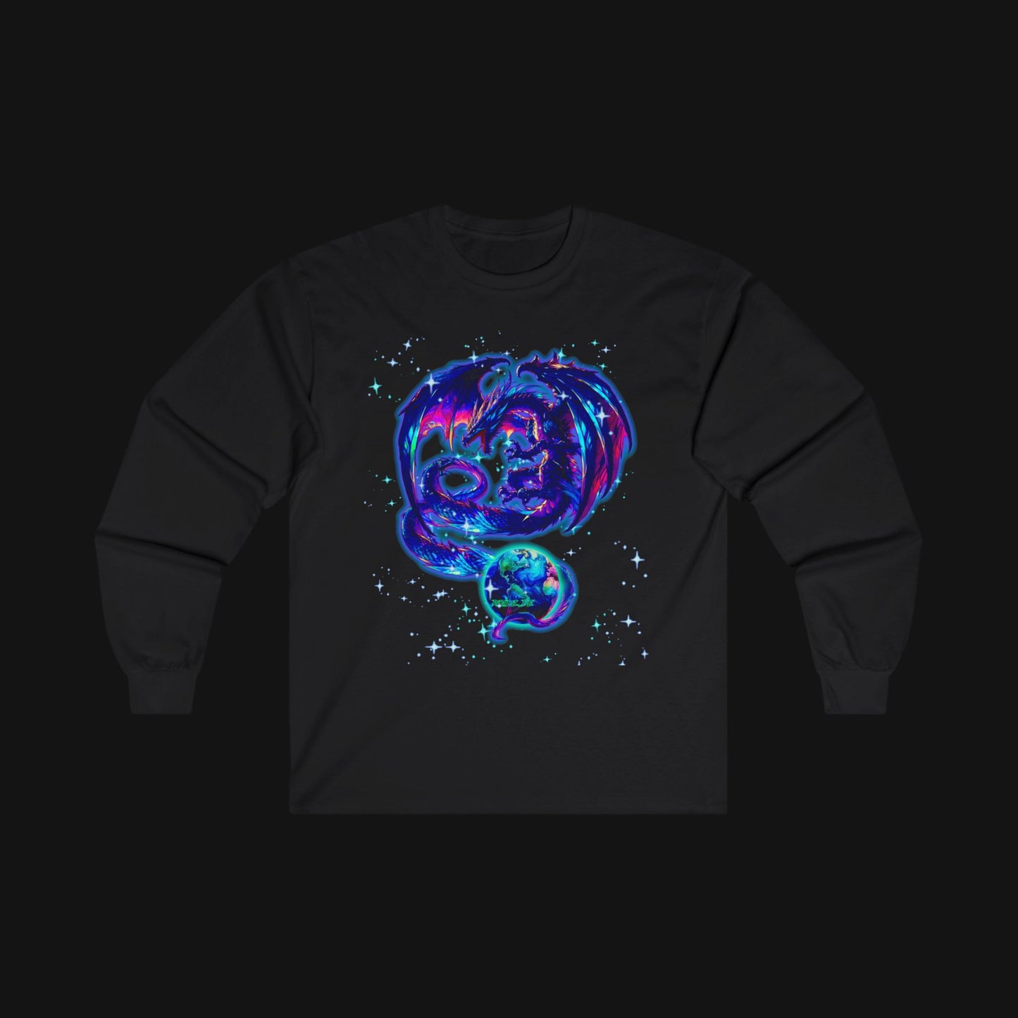 Longsleeve (100% Baumwolle) - Drachen, vorne