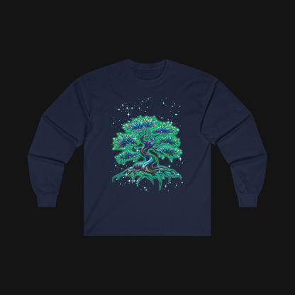 Longsleeve (100% Baumwolle) - Baum, vorne