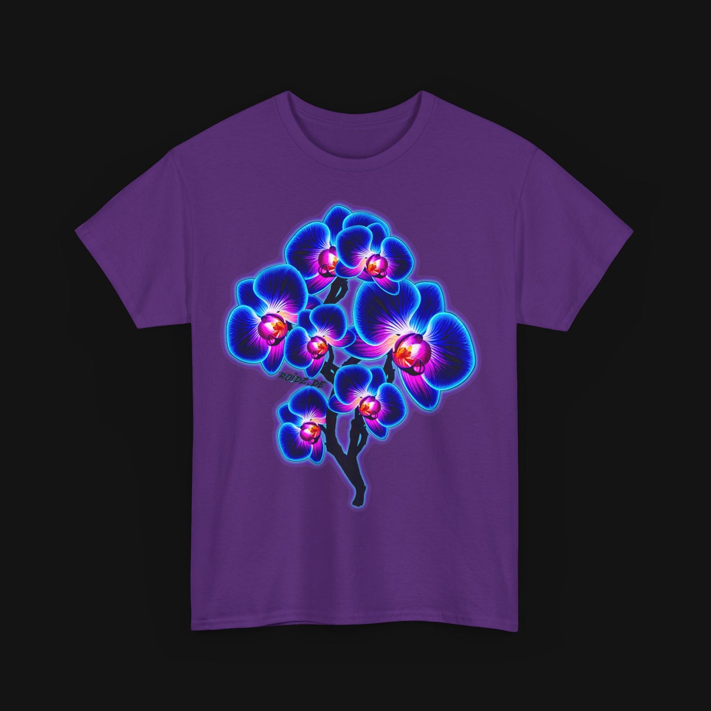 T-Shirt (100% Baumwolle) - Orchidee, vorne