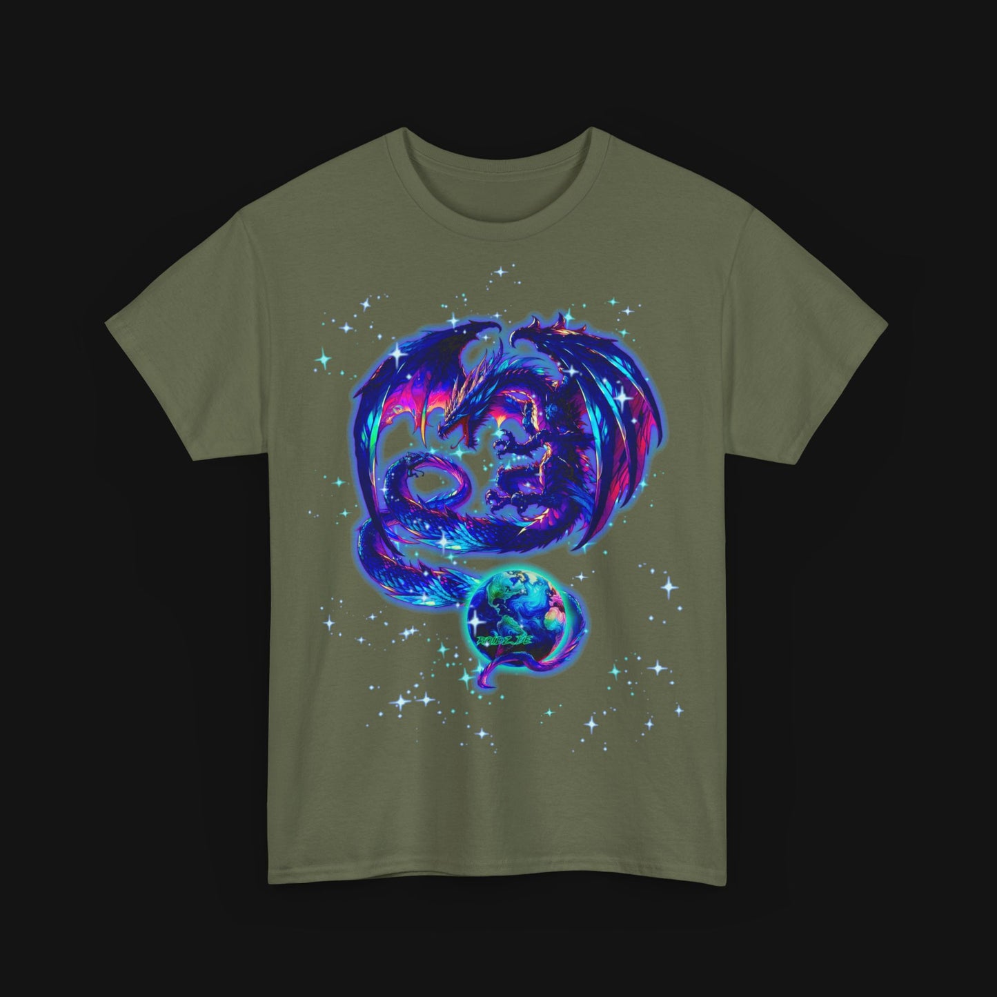 T-Shirt (100% Baumwolle) - Drachen, vorne