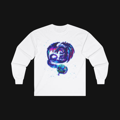 Longsleeve (100% Baumwolle) - Drachen, vorne