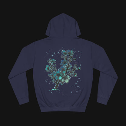 Hoodie (80% Baumwolle) - Kirsche, hinten