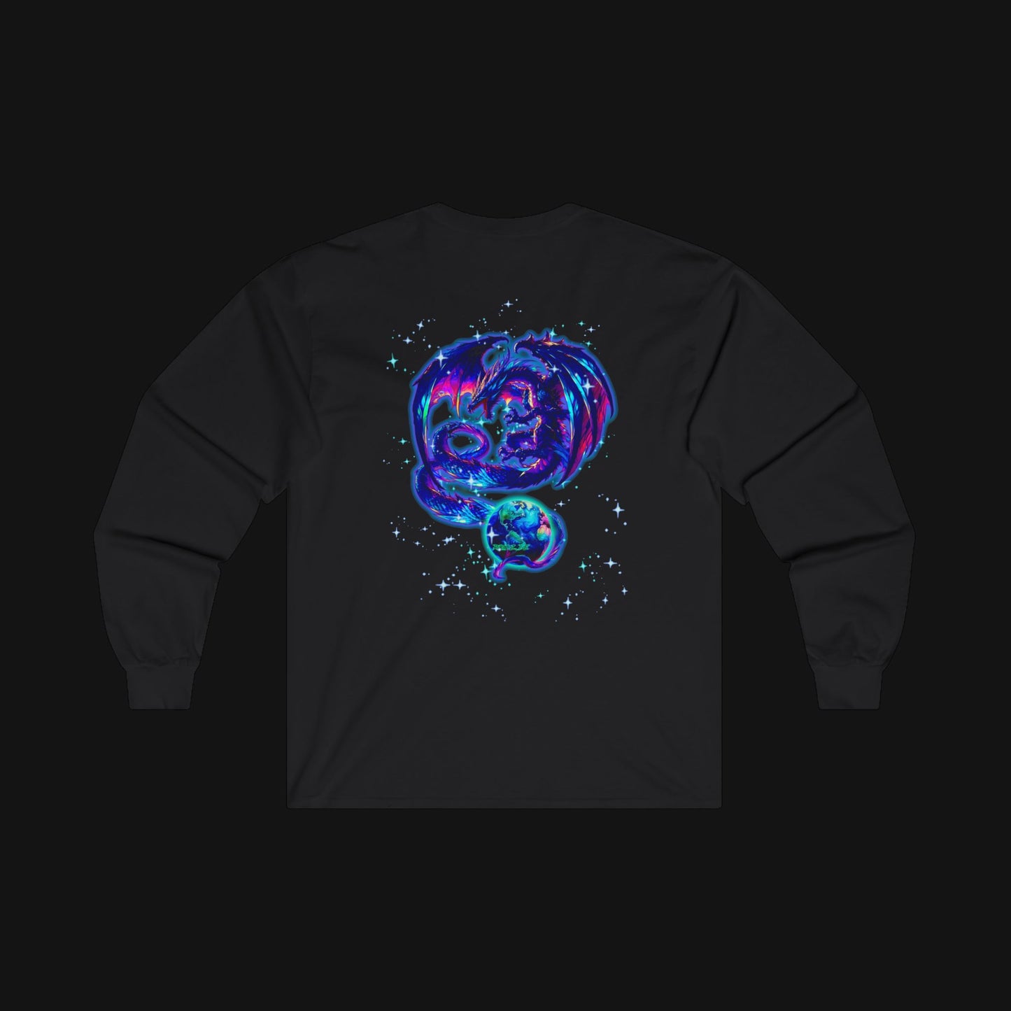 Longsleeve (100% Baumwolle) - Drachen, hinten