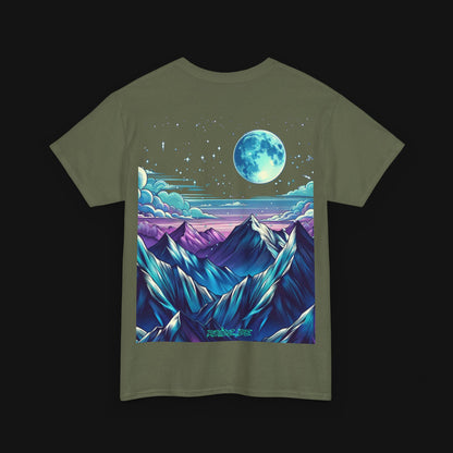 T-Shirt (100% Baumwolle) - Berge, hinten