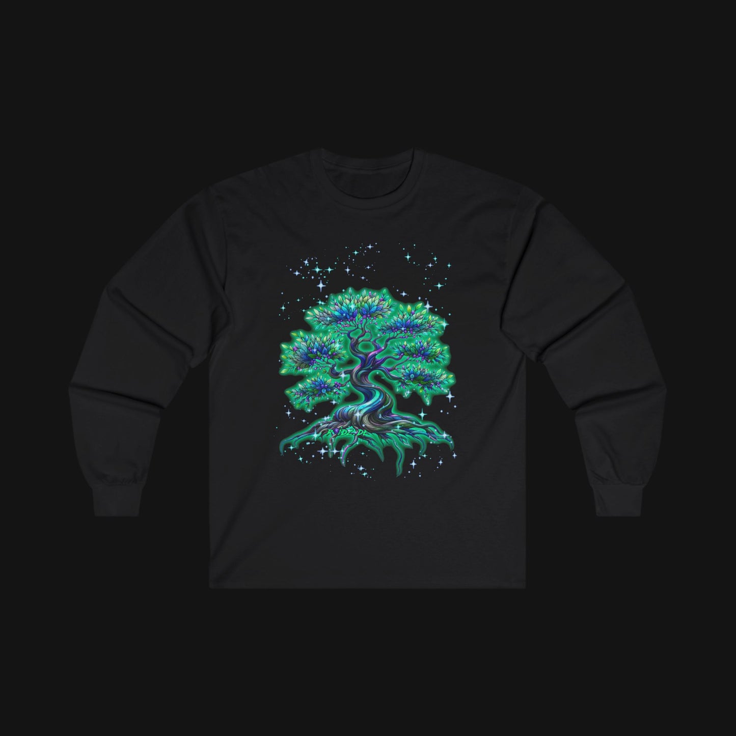 Longsleeve (100% Baumwolle) - Baum, vorne