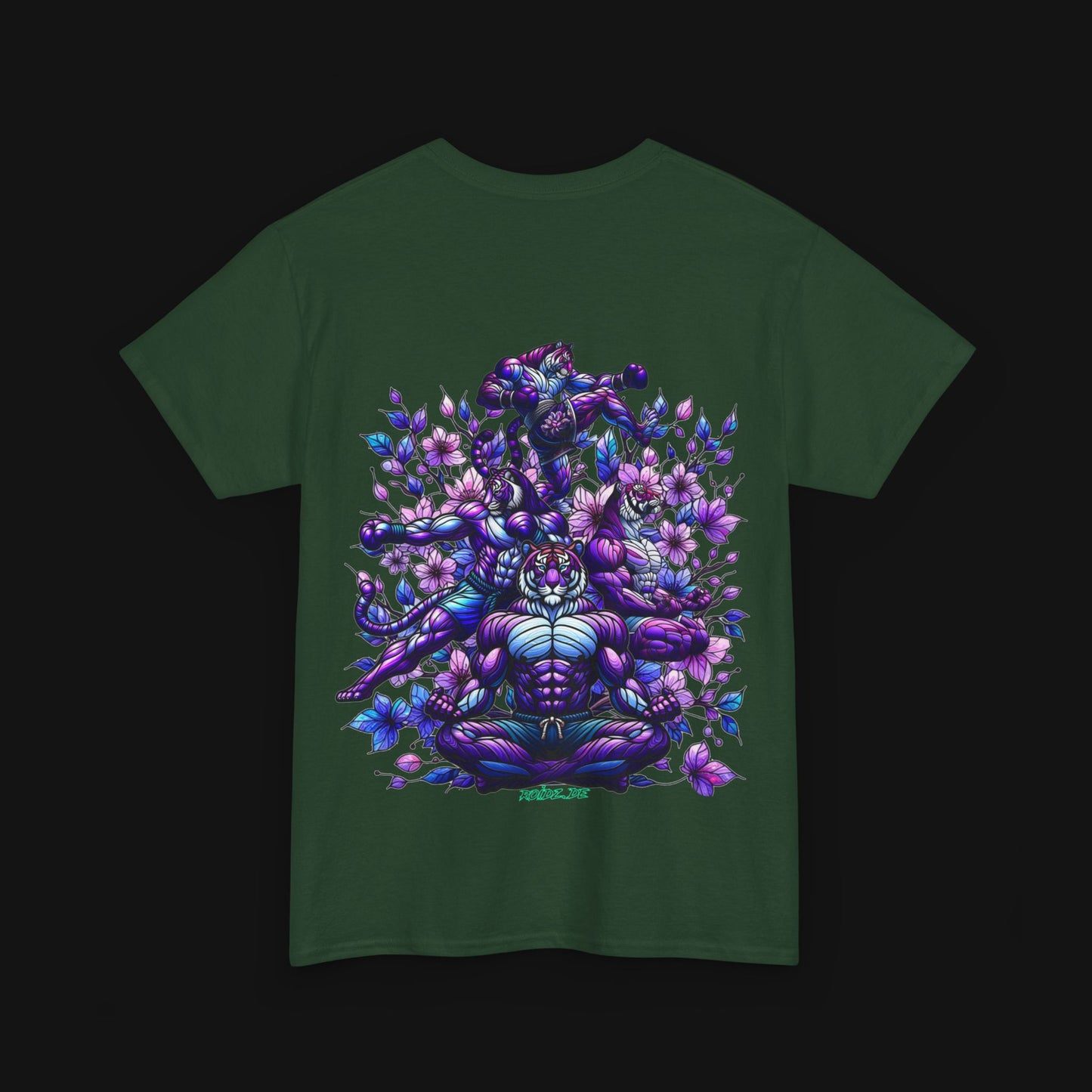 T-Shirt (100% Baumwolle) - Meditieren, hinten