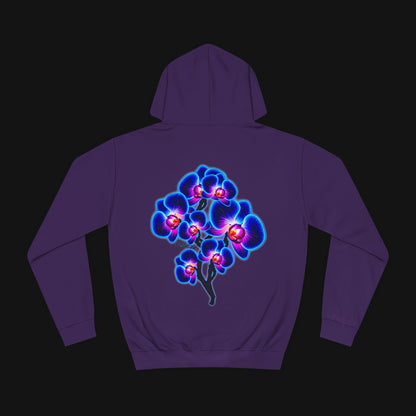 Hoodie (80% Baumwolle) - Orchidee, hinten